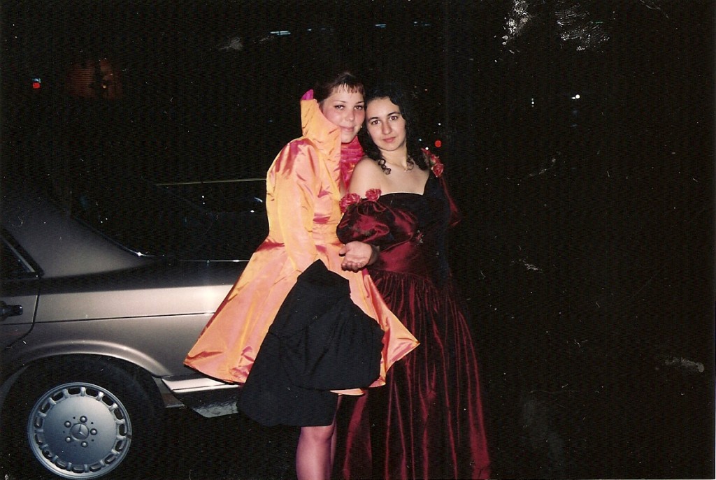 Wokie and I at Prom, 1993
